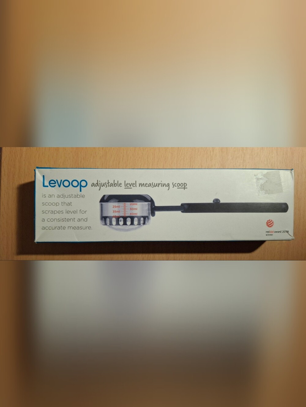 Dreamfarm Levoop Adjustable Level Measuring Scoop Spoon Gray DFLV2508